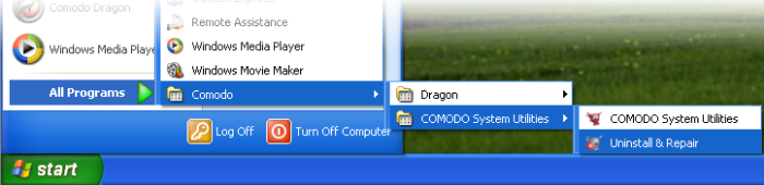 Uninstalling Comodo System Utilities