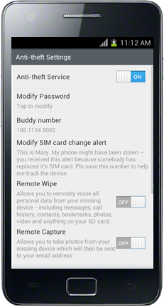 Configuring Anti-Theft Settings, Anti-Theft Protection, Password Manager  Comodo Anti-Theft Version 1.0