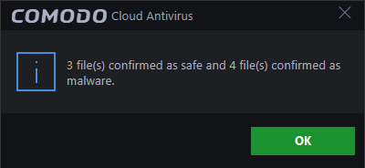 View Valkyrie Analysis Results, Cloud Based Antivirus