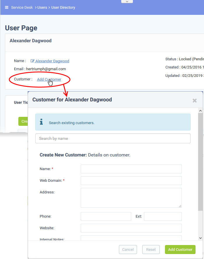 Step 7 Create New Customers And Assign Users To Customers