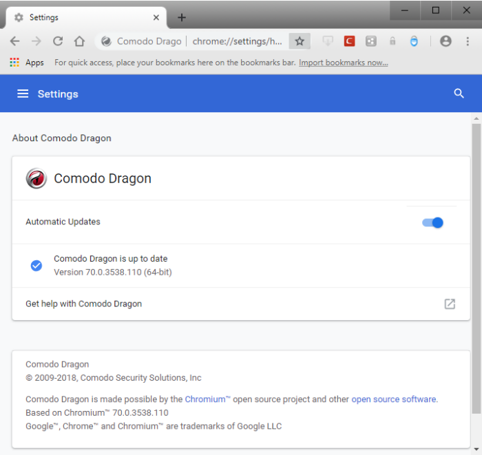 comodo dragon browser safe