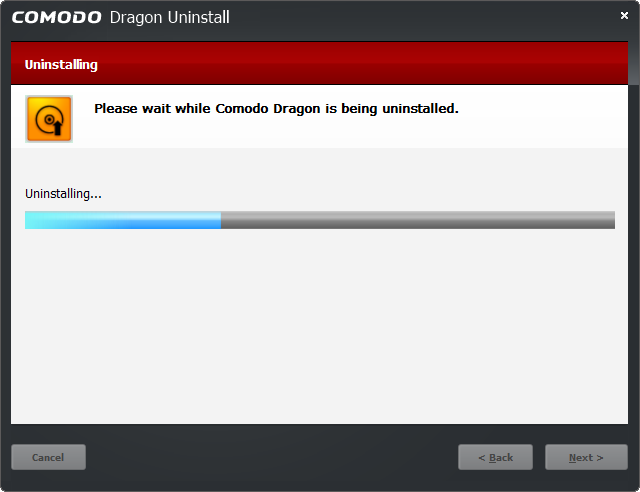 how to uninstall comodo dragon browser