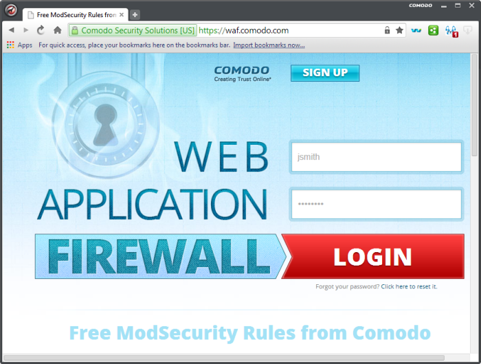 comodo modsecurity rules