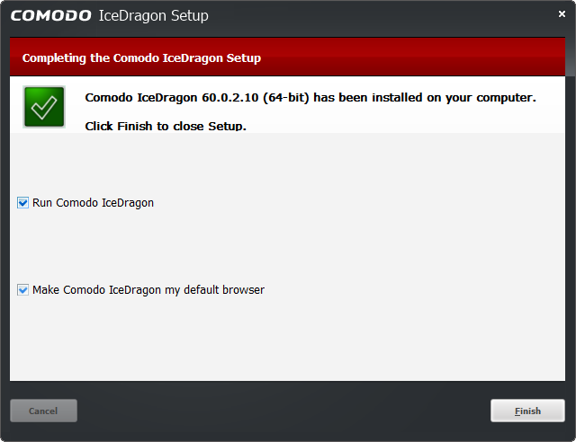 comodo ice dragon web browser