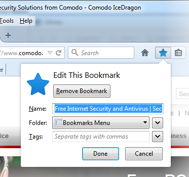 Create Bookmarks - History Page | Web Browser & Internet Solutions