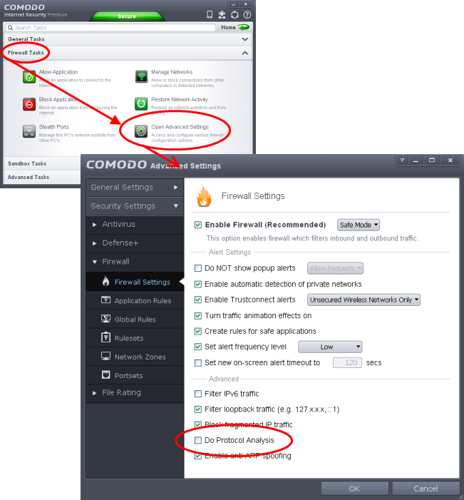 торрент comodo firewall