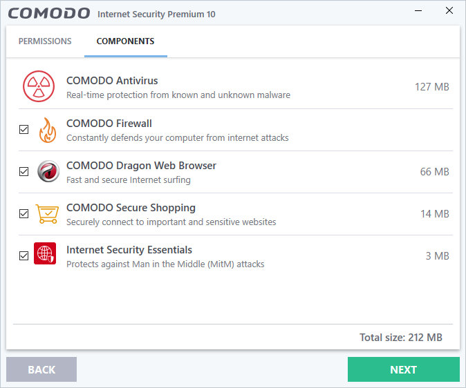 CIS Premium – Installation, Best Internet Security, Comodo Internet ...