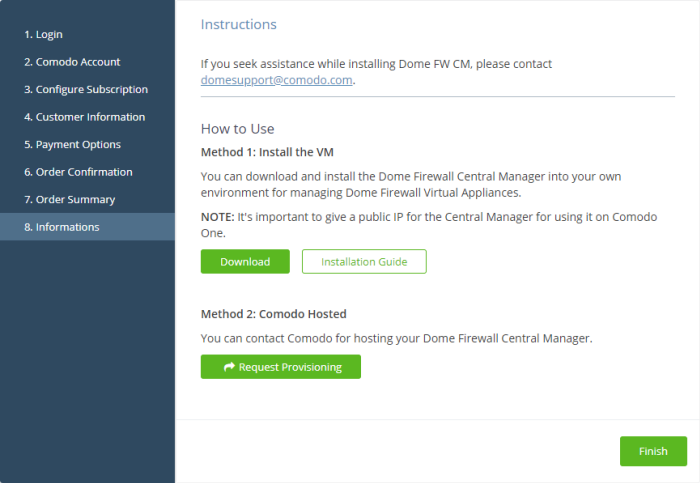 Add Comodo Dome Firewall Central Manager, Managed Service Providers ...
