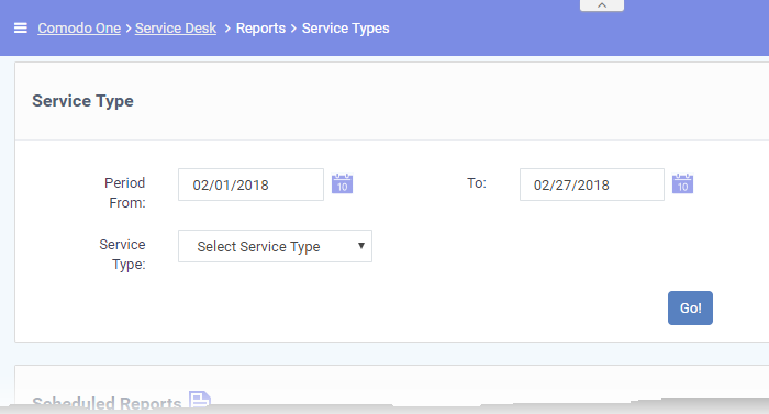 Service Types Reports Support Ticket System Ticket Support