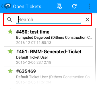 Simple Search Helpdesk Ticketing System Comodo Comodo One Mobile