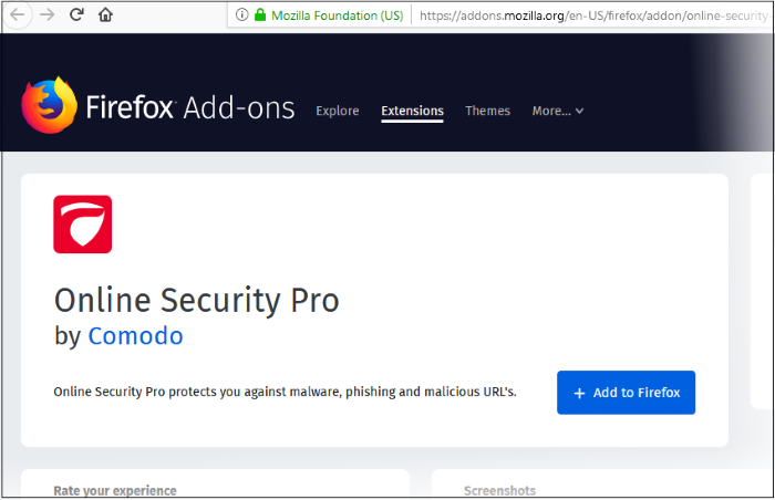 Install Dragon web extension for Firefox