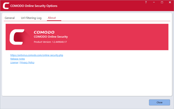 Comodo Online Security - Introduction, Web Filtering Software, Web Security