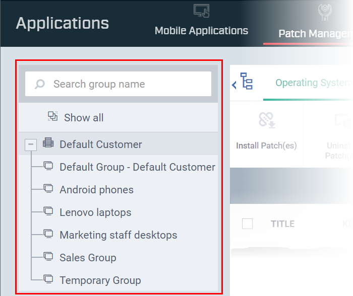 Xcitium Enterprise Admin Guide - Basic Patch Management