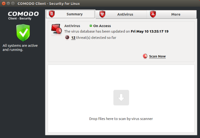 comodo free antivirus for deb linux download