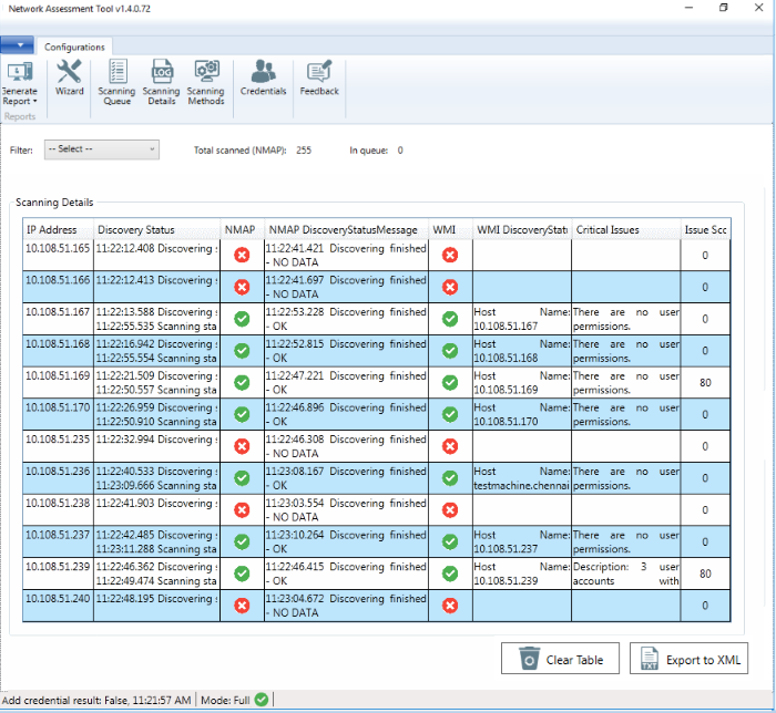 View Scan Logs, Network Monitor, Networks Management | ITarian